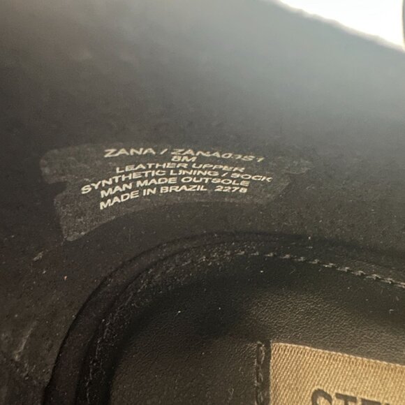 Steve Madden Suede Black Zana Sculpted Heel Pointed-Toe Pumps Dress Shoe Size 8M - Picture 8 of 9